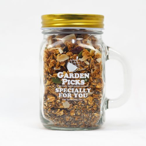 Mason Jar Gift Mug (Cranberry Orange Granola)