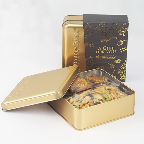 Square Tin (Holiday Indulgence Gift Tin)