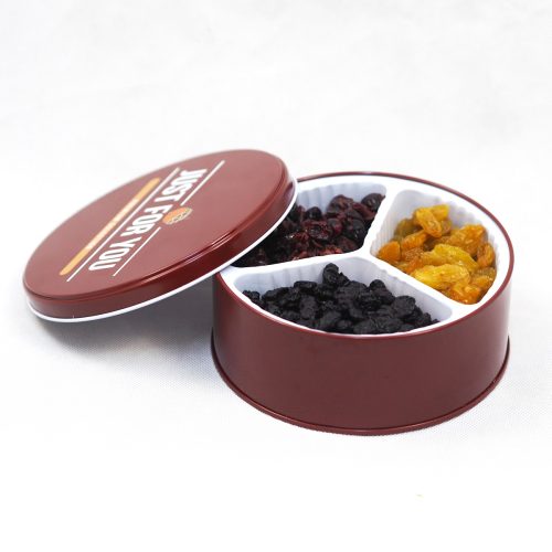 PLATTER MAROON (MERRY BERRY PLATTER – THREE SECTIONS)