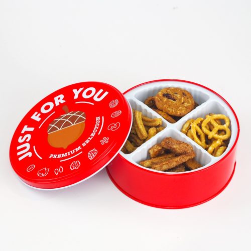 Platter Red (Cookie Platter - Four Sections)