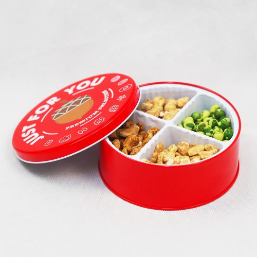 Platter Red (Gourmet Nuts Platter - Four Sections)