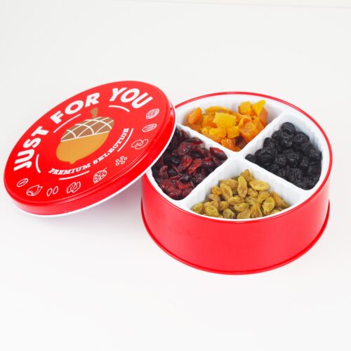 Red Platter (Royale Berry Platter – Four Sections)